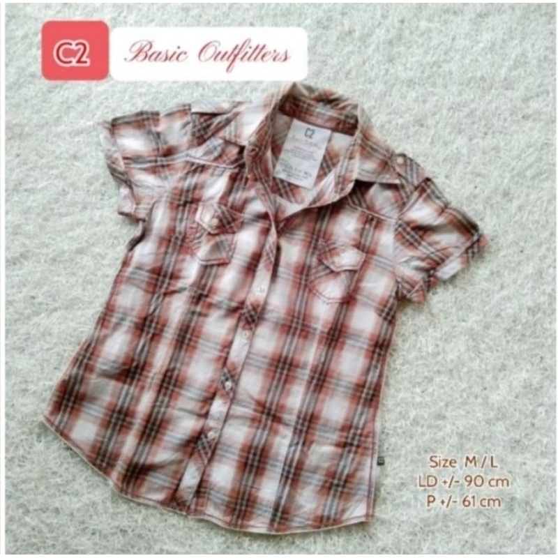 Preloved Kemeja Branded ( Logo Jeans, Ocean Pasific, C2 , RFL, TRISET, Cole Ladies, AKO Ladies, RODE
