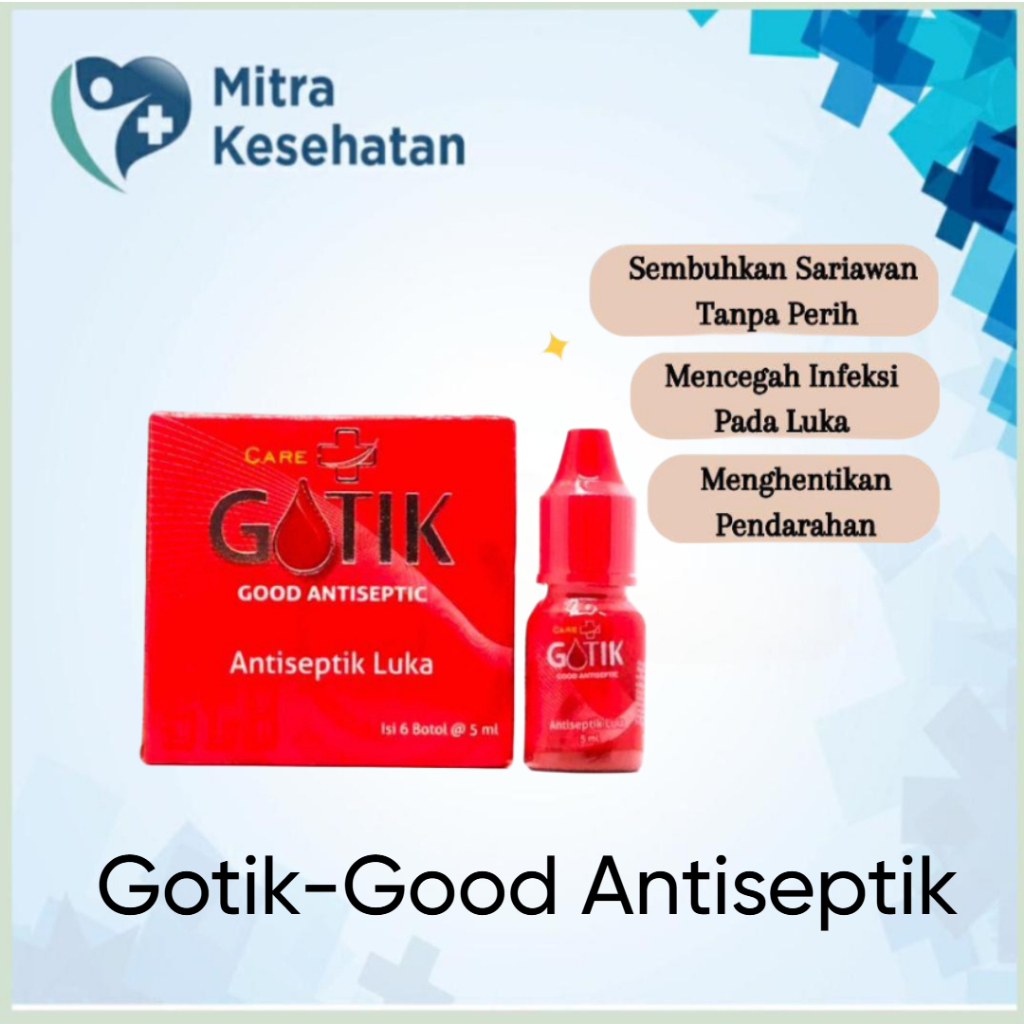 Gotik antiseptik obat sariawan 5ml