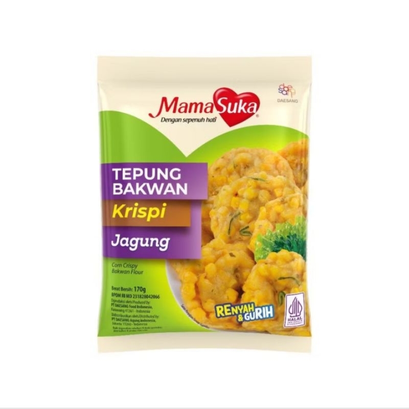 

Mamasuka Tepung Bakwan Krispi Jagung 170 gr