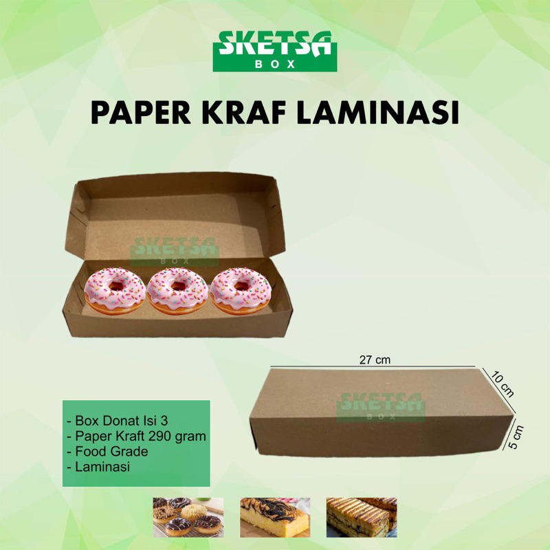 

Box Donat Isi 3 Sudah Laminasi (Harga Per 10pcs)