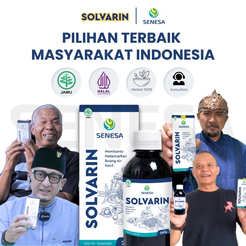 

Madu Solvarin Senesa Original Obat Sering Kencing Infeksi Saluran Kemih Batu Ginjal ISK
