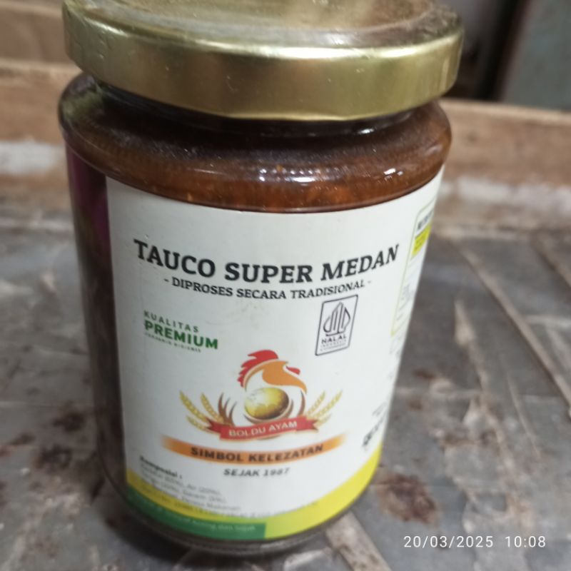 

tauco super cap ayam has medan yg tidak asin 1botol