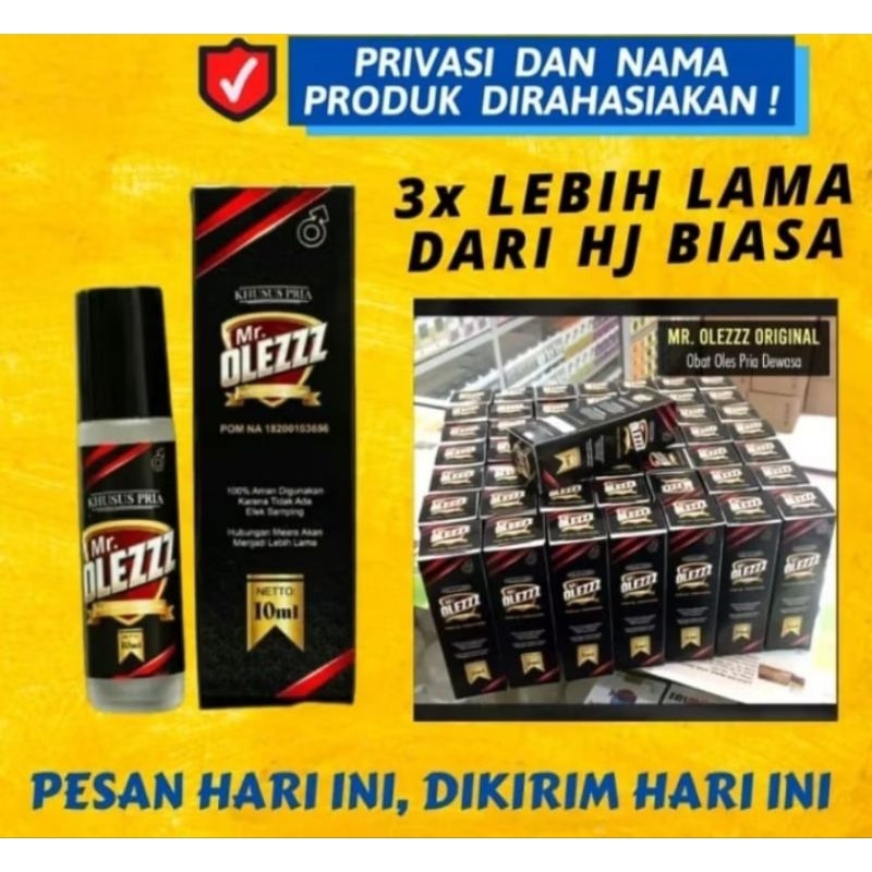 Mr Olezz Minyak Urut Pria Asli Origanal Herbal Bpom
