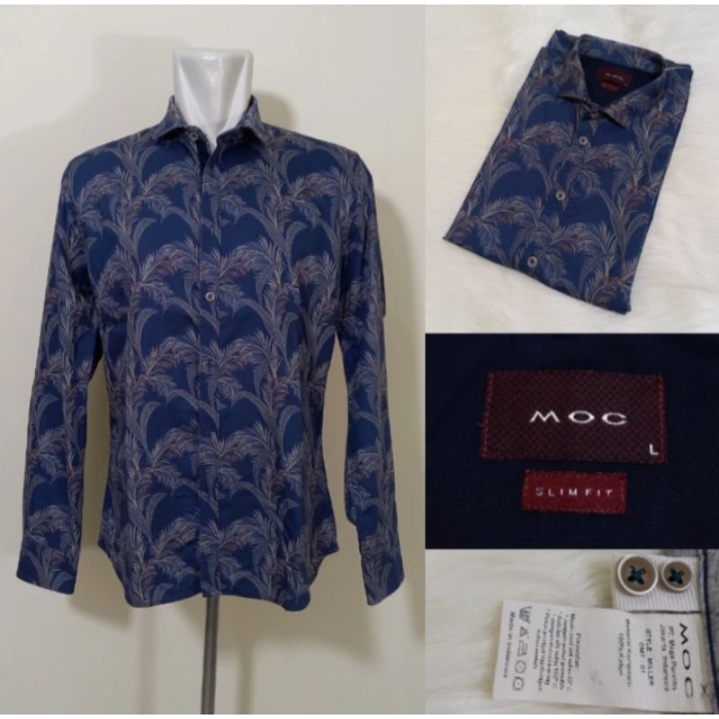 MOC Kemeja Lengan Panjang Pria