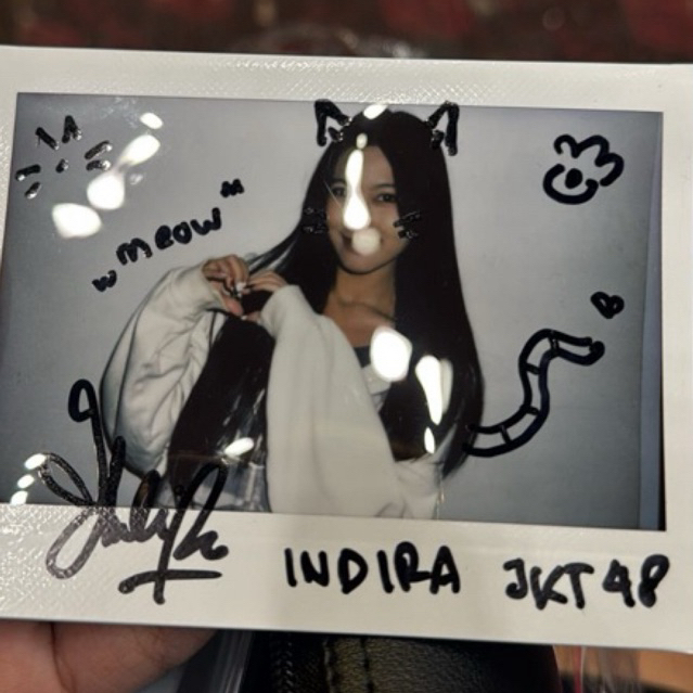 Polaroid indira jkt48 wonderland