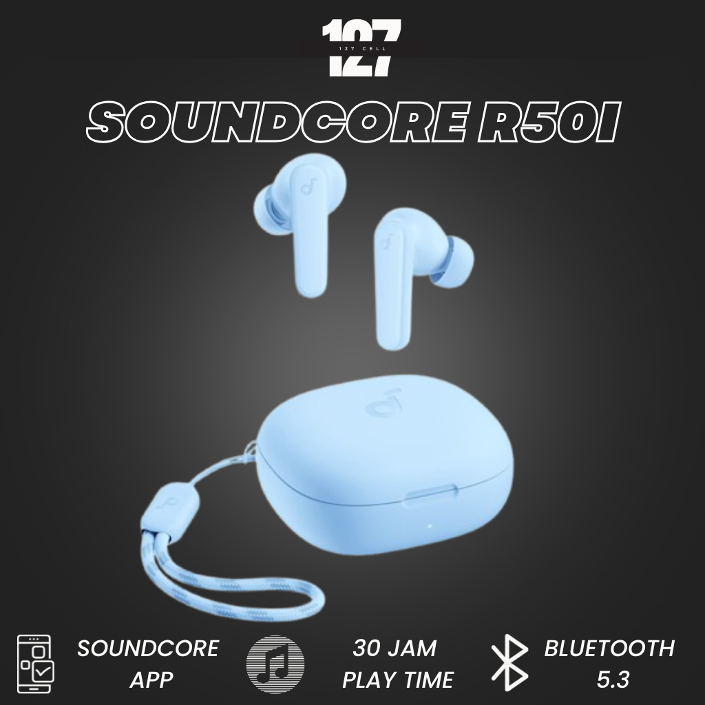 TWS Earbuds Bluetooth Soundcore R50i Anker Mode Bass Boost Gaming Wireless Hi-Res Audio