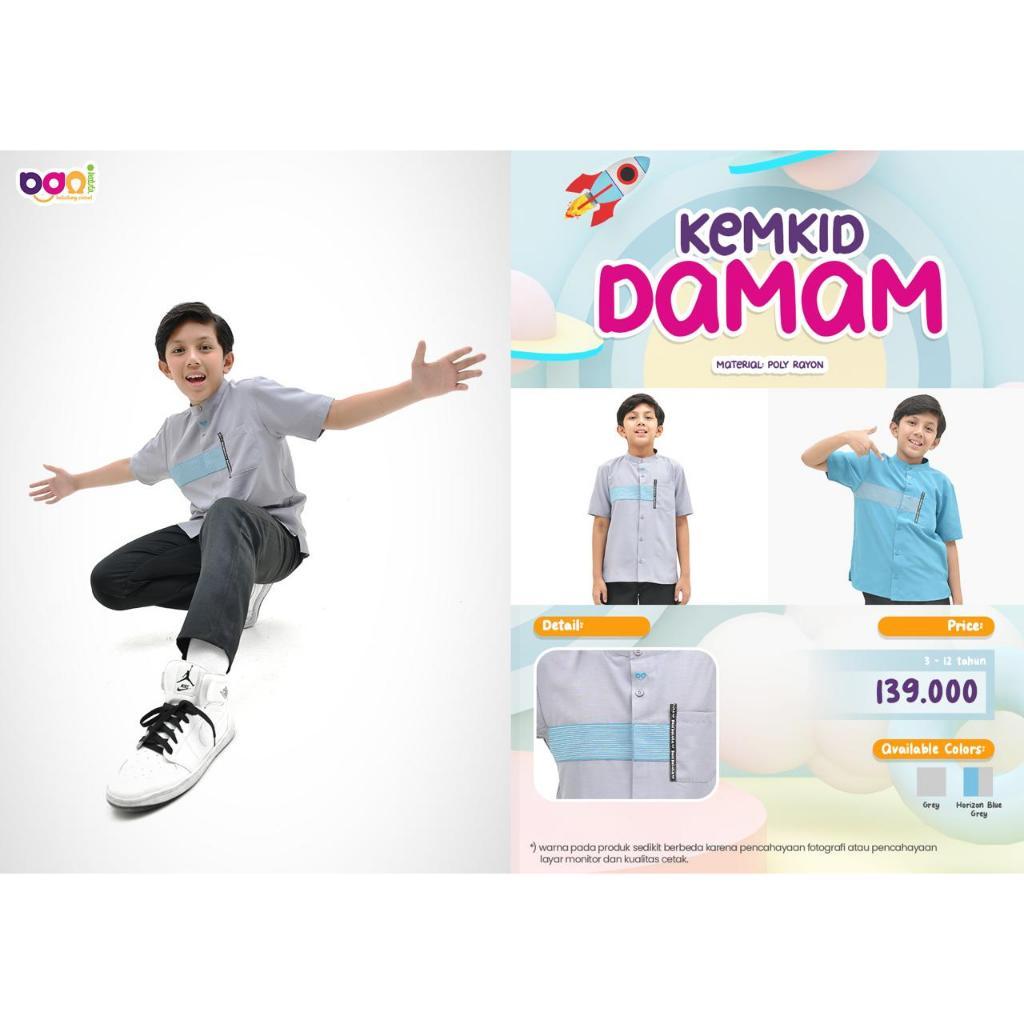 BAJU KOKO ANAK LENGAN PENDEK DAMAM RABBANI ORI