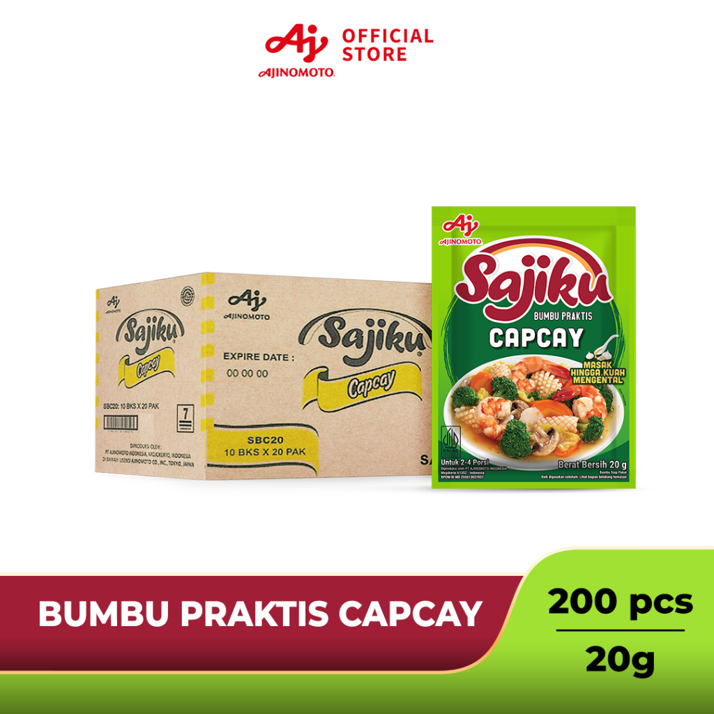 

Sajiku® Bumbu Praktis Capcay 20gr - 1 Karton