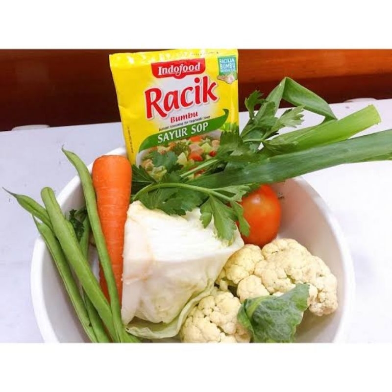 

paket lengkap sayur sop