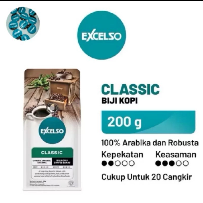 

EXCELSO KOPI BIJI CLASSIC 200GR