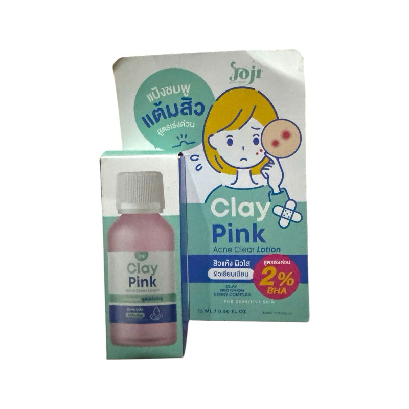 JOJI Clay Pink Acne Clear Lotion 15ML Obat Totol Jerawat JOJI Secret Young