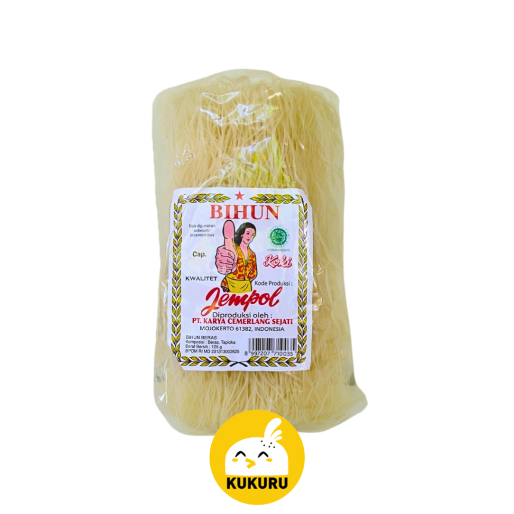 

BIHUN BERAS CAP KOKI KWALITET JEMPOL (125 GR)