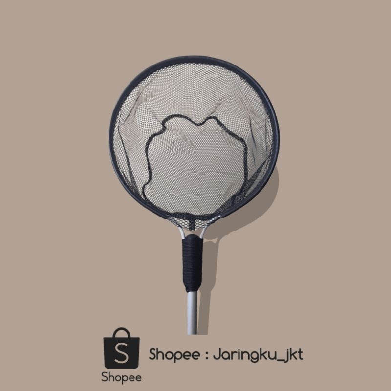 JARING SEROKAN SESER ALUMINIUM IKAN BESAR UKURAN 30CM KOTAK BULAT