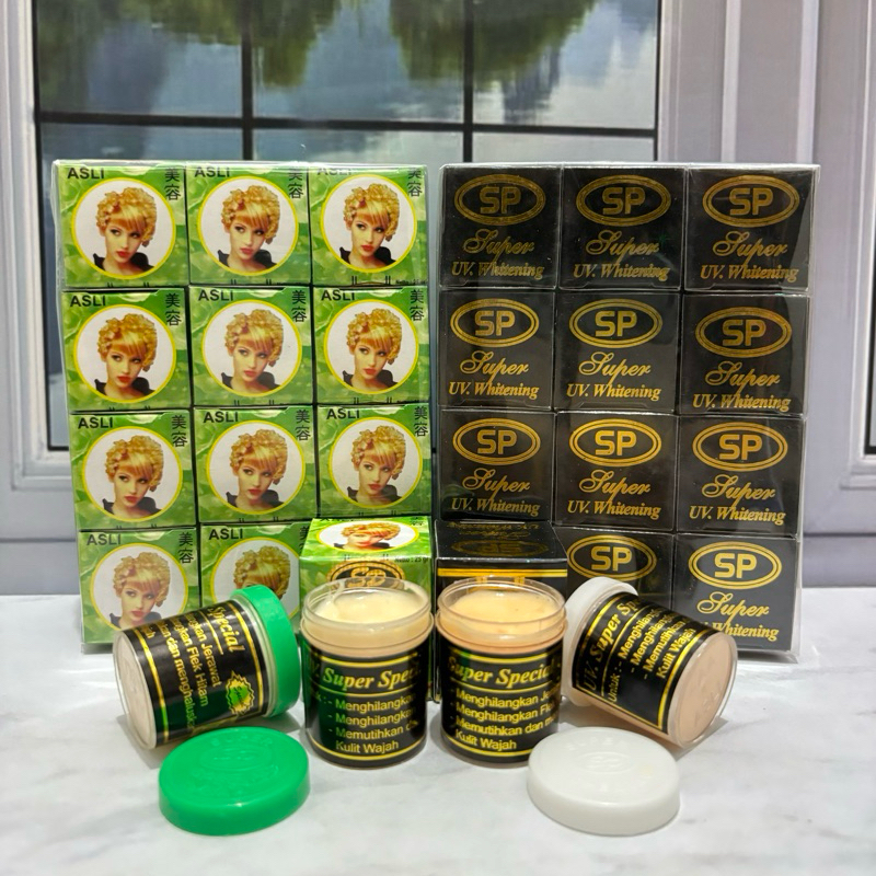 

12pcs - Dus Krim dan Plastik All in One..