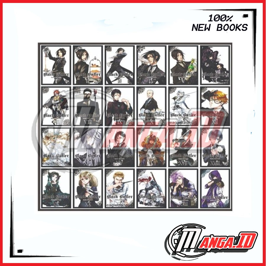 Komik manga Black Butler Vol. 1-32 (English) - pilih volume