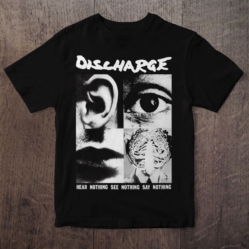 KAOS BAND PUNK DISCHARGE (Hear Nothing See Nothing Say Nothing)