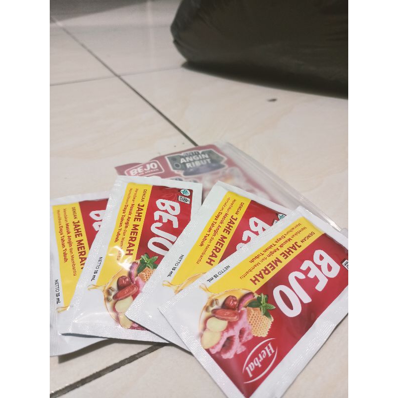 

Paket Bejo Jahe Merah 1 Pack Ziplock (isi 4 Sachet + Sticker Bejo)