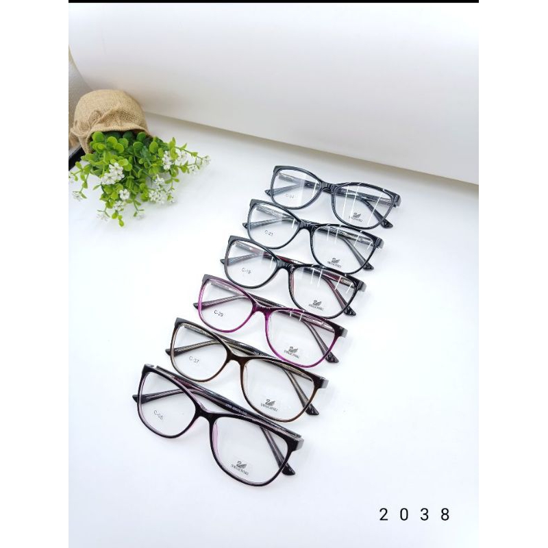 frame kacamata lentur unisex kotak