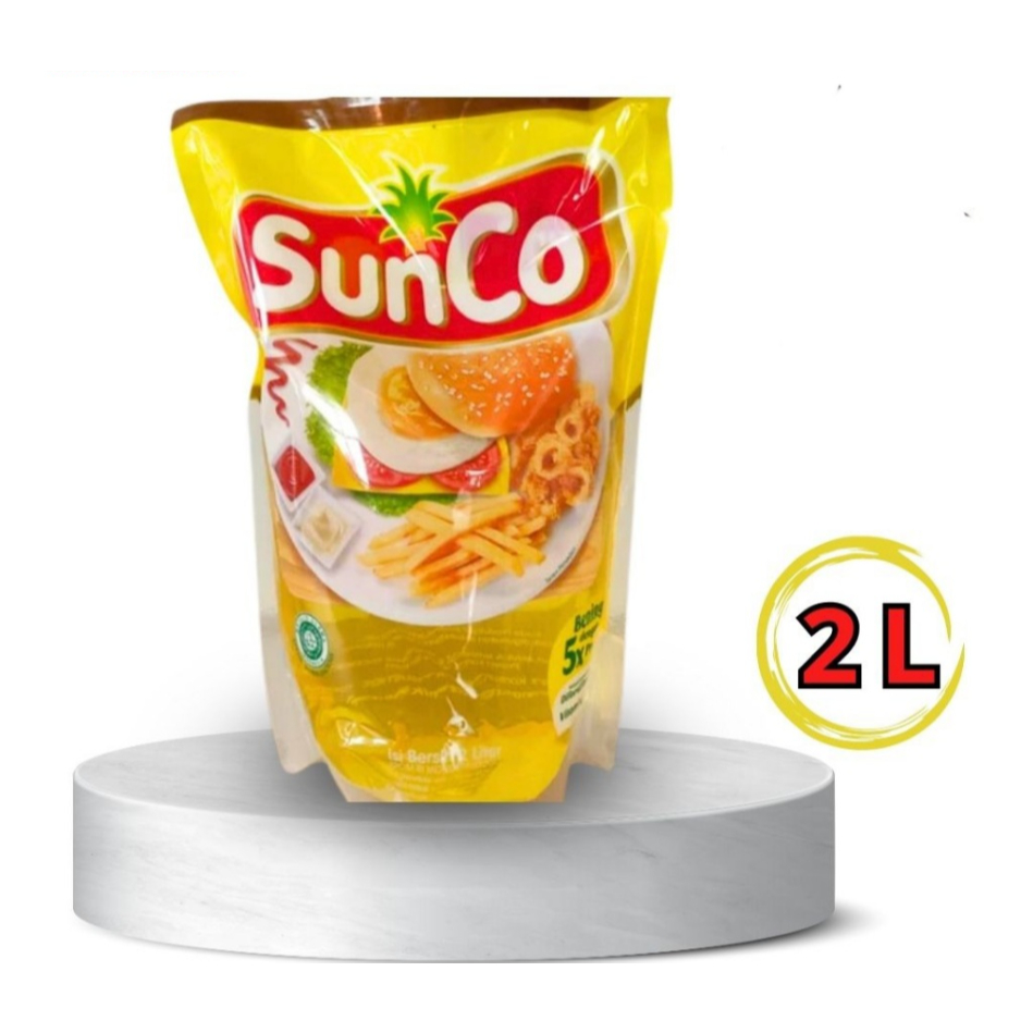 [PAKET 5 DUS] MINYAK GORENG SUNCO 2 LITER / MINYAK GORENG SUNCO 1 DUS ISI 6 PCS