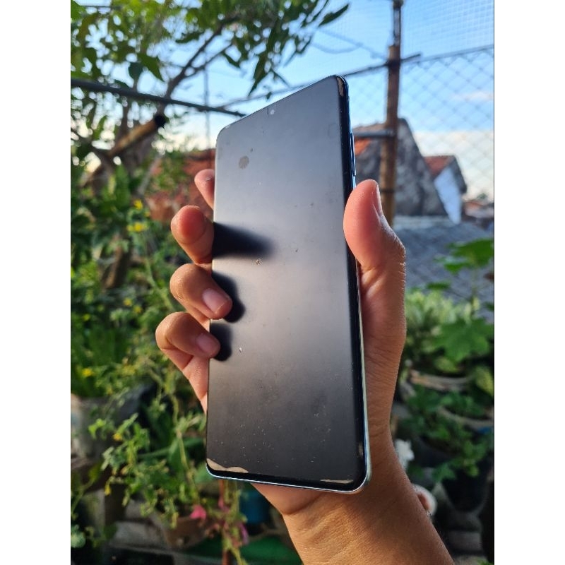 lcd samsung galaxy s20 plus warna biru original mulus normal super amoled dynamic amoled 2x copotan 