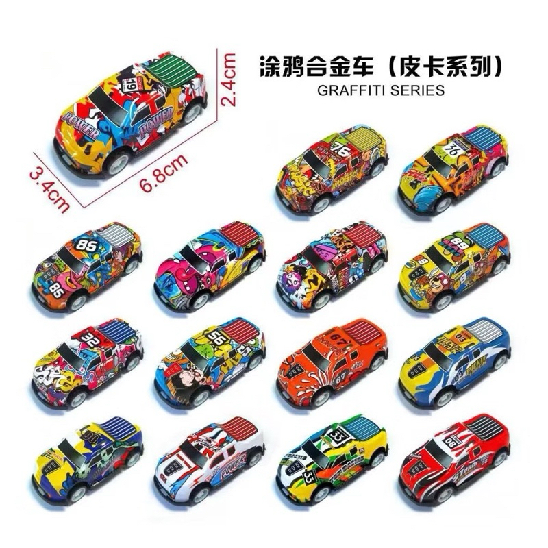 [1 pcs] Mainan Anak Mobil Sedan PullBack || Mainan Mobil Kecil Anak || Mainan Mobil PB Pullback