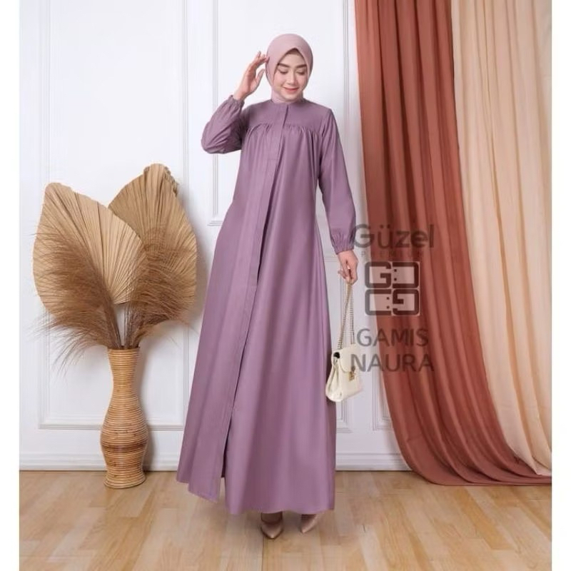 Gamis Naura Kualitas Premium Toyobo Original