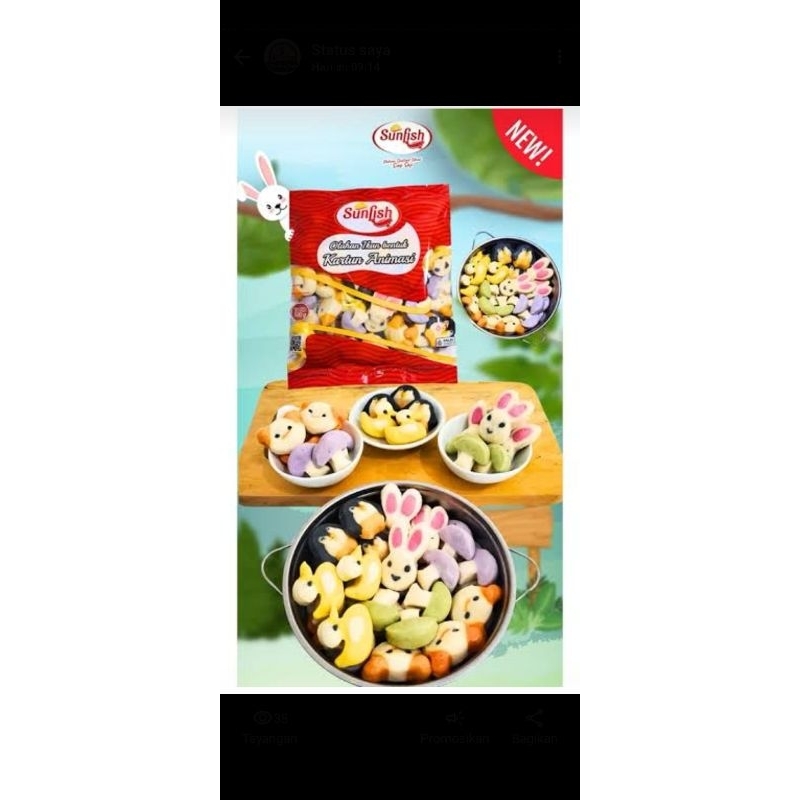 

sunfish kartun animasi 500gr