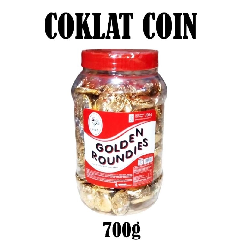 

Jago Golden Roundies Coklat Koin 700gram