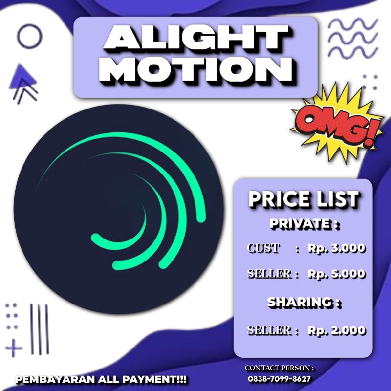 Alight Motion Premium 1 Tahun Private
