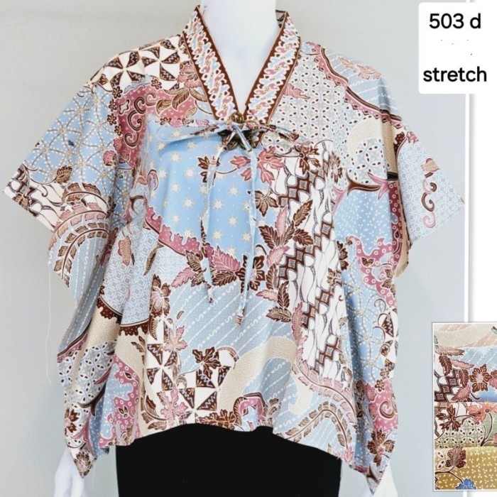Blouse Batik Kalong Atasan Batik Wanita Model Kalong AB-22