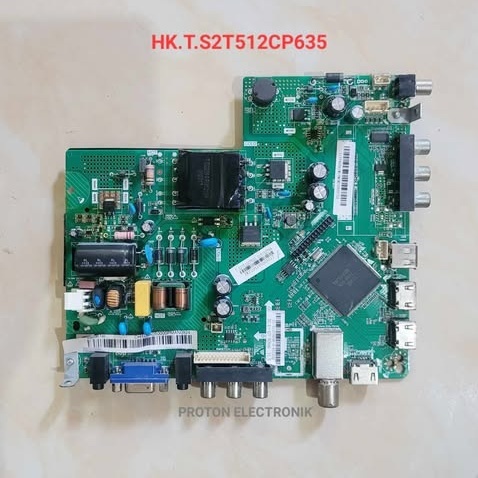 Mainboard LED TV Aqua LE32AQT9600G LE 32AQT9600G Mesin Mateherboard HK.T.S2T512CP635 LE32B9650 LE43A