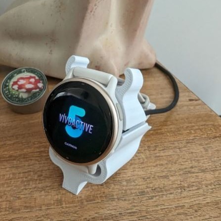 Charging Dock for Garmin Vivoactive 5 Stand Holder Aksesoris - S3D