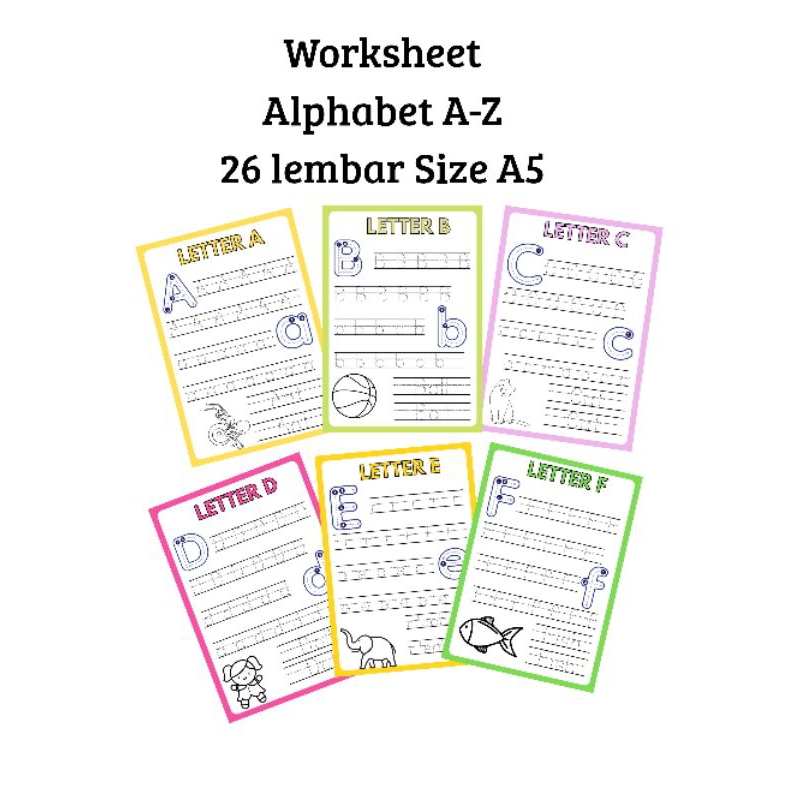 worksheet lembaran,lembar kerja anak,worksheet anak