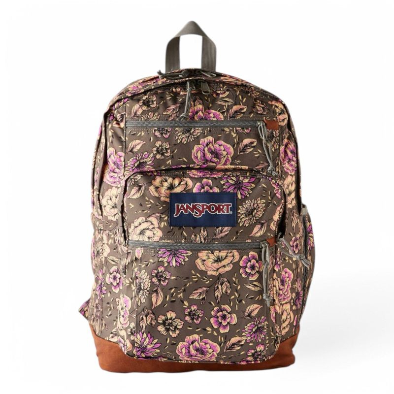 Tas Ransel , Tas Laptop Jansport Big Student 34L Flowers Brown 100%Original