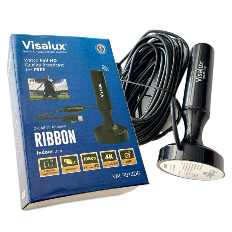 ANTENA TV DIGITAL VISALUX HDTV 4K INDOOR DALAM RUANGAN