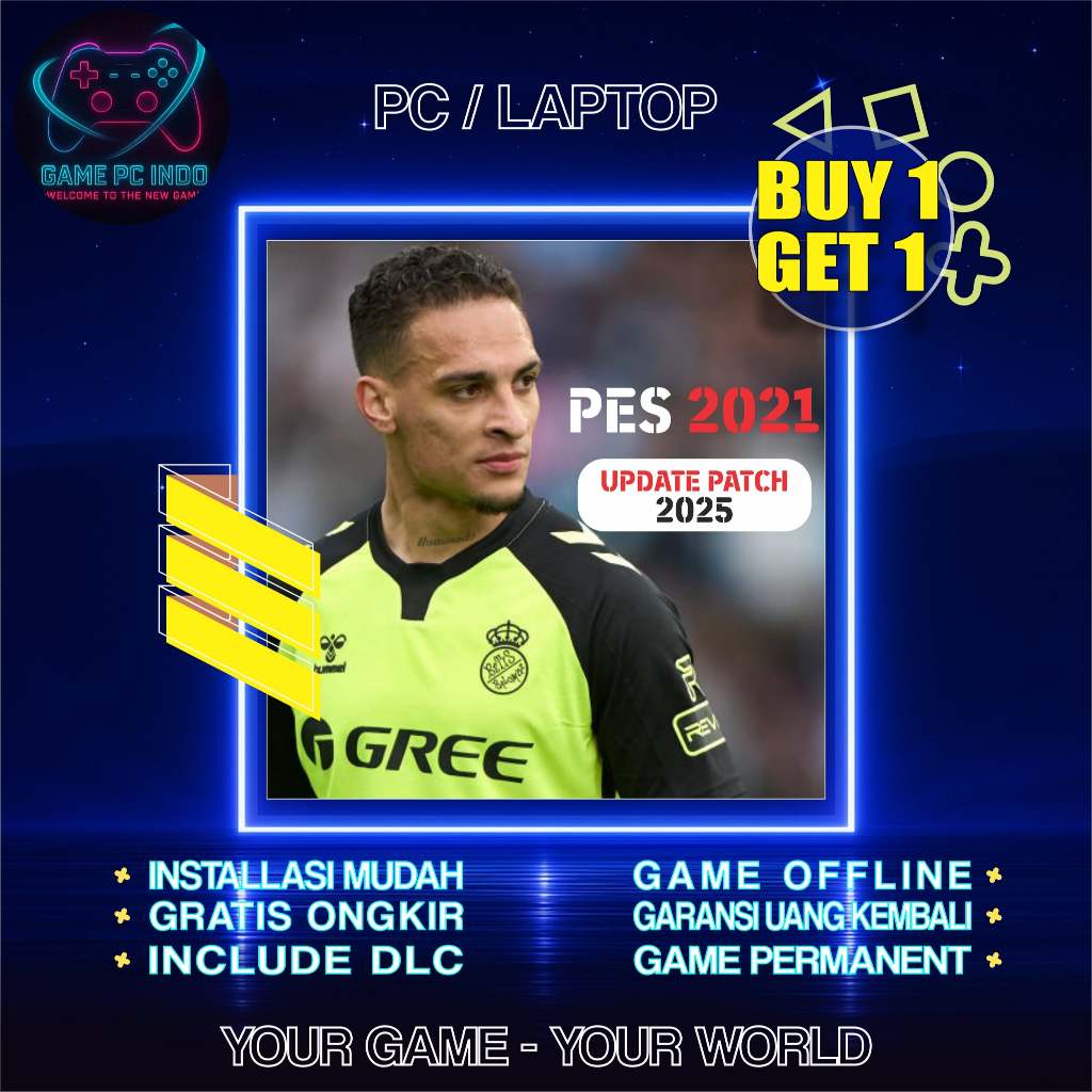 PES 2021 UPDATE 2025 PC / GAME PES PC - LAPTOP 2021 UPDATE PATCH 2025