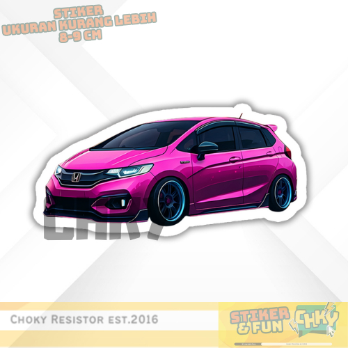 

Stiker Sticker Vinyl Laminasi Glosy HONDA JAZZ GK5 Vol 16