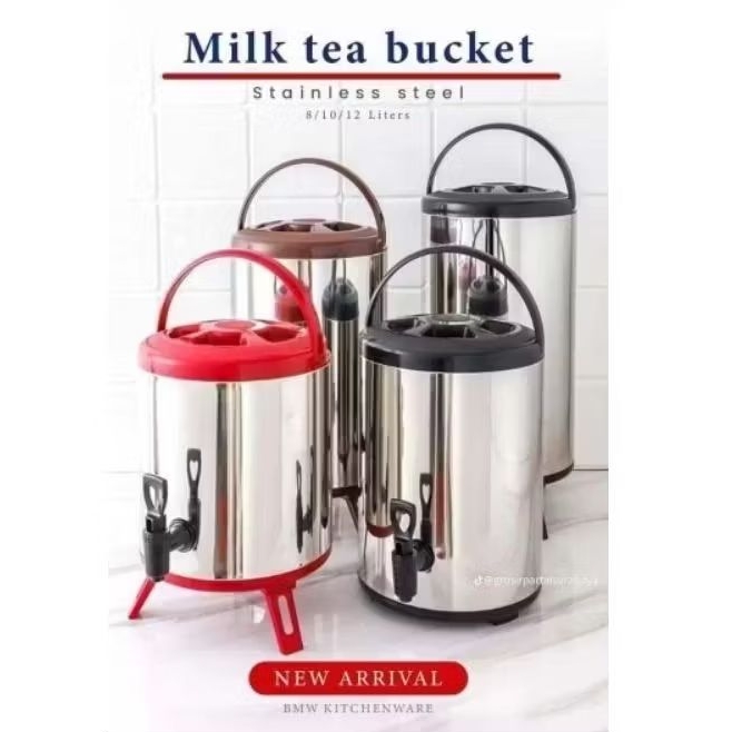 Milk Tea Bucket 10 Liter Murah