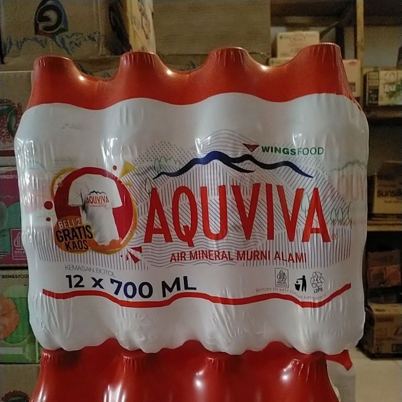 

Aquviva Air Mineral Murni Alami 700Ml [ 1 lusin/12 pcs ]