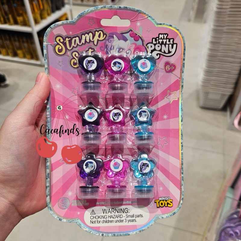 

MINISO x My Little Pony‼️Stamp Set / Stempel My Little Pony Collection (9 pcs)