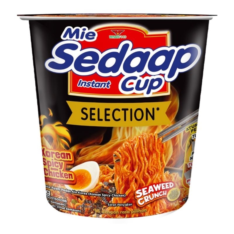 

Sedaap Mie Instan Cup Goreng Korean Spicy Chicken isi 81 gram