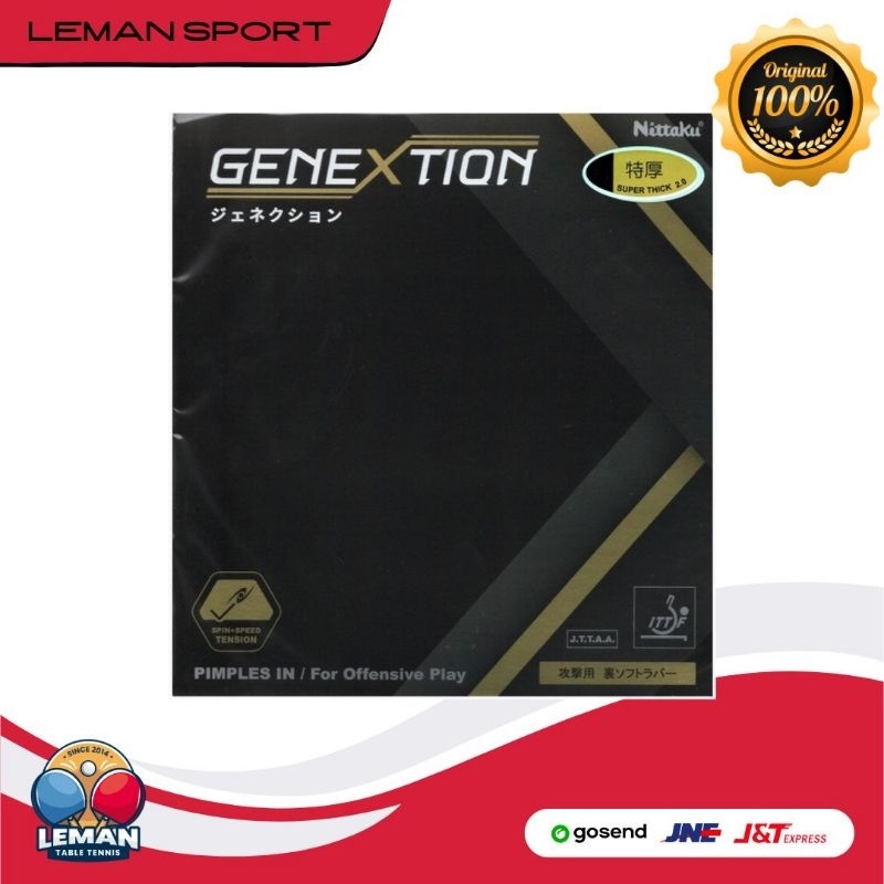 Karet Nittaku Genextion / Karet Pingpong Tenis Meja