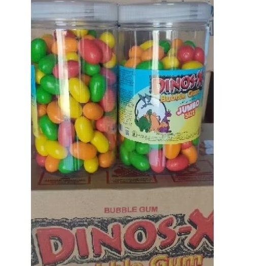 

Dinos-X✓ bubble gum✓ jumbo size✓ isi 110 pcs