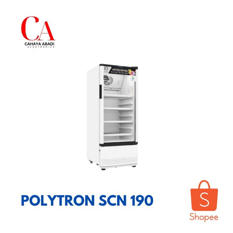 POLYTRON showcase SCN 190 SCN190 pendingin minuman
