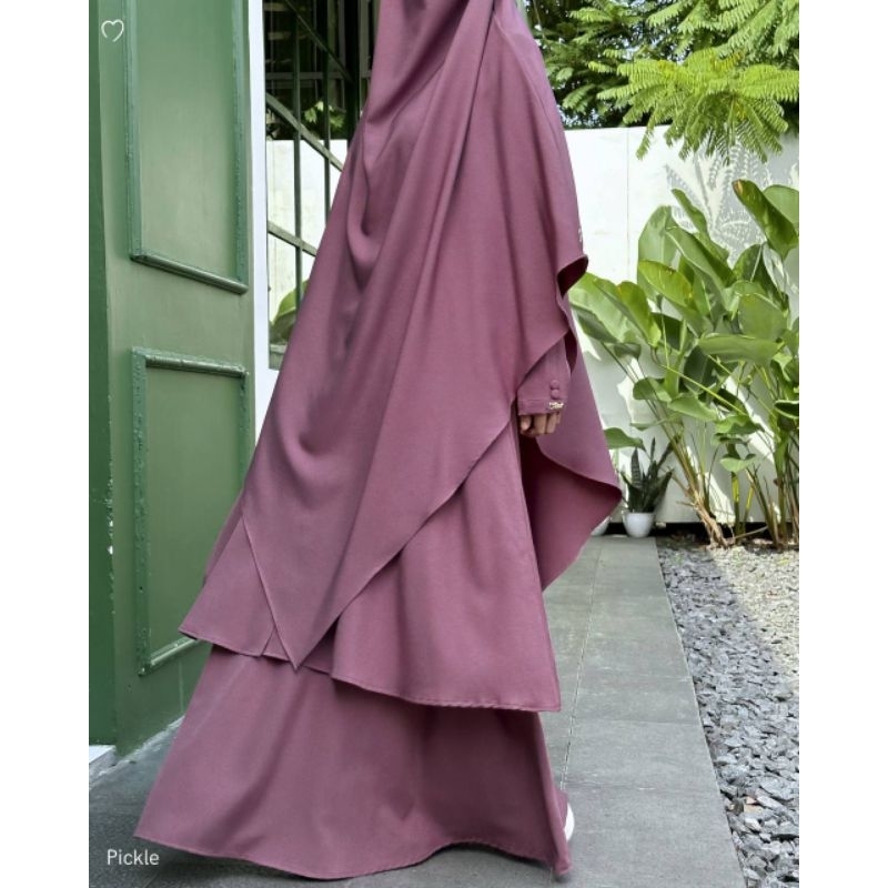 gamis adiba set fk by mahira | gamis set syar'i | gamis terbaru