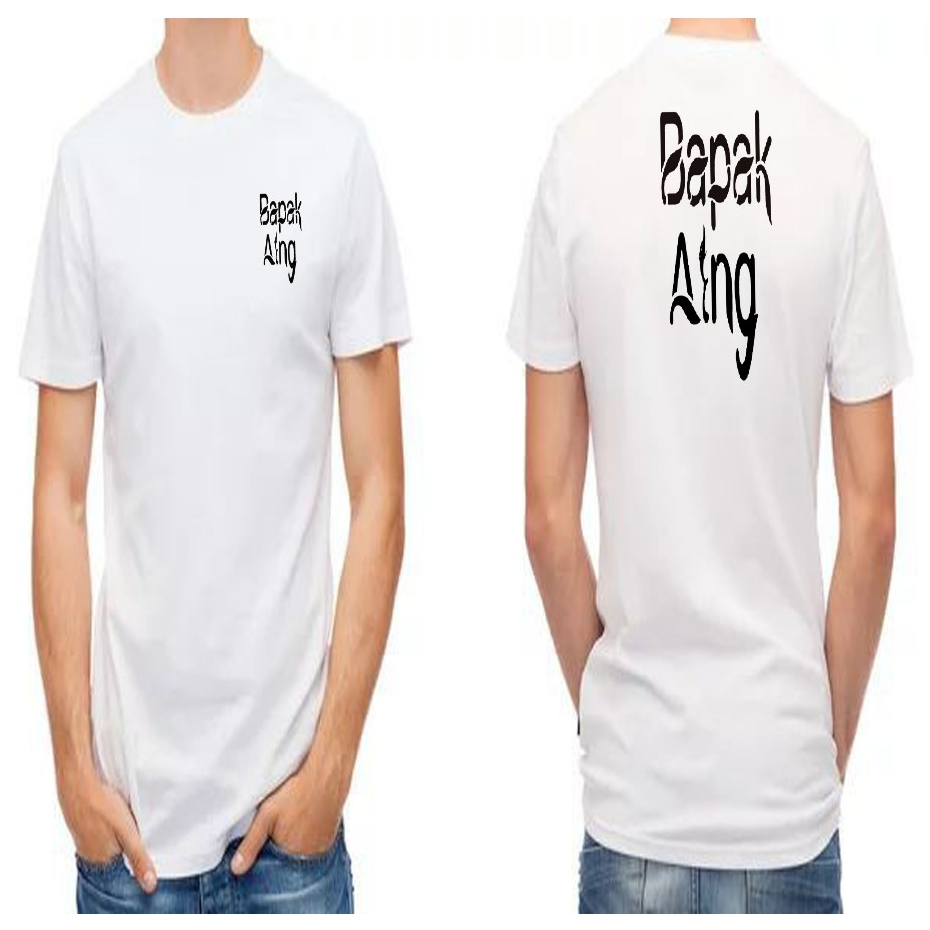 Baju Kaos Pria Dewasa Motif Distro Bapak Aing Terbaru | Kedita