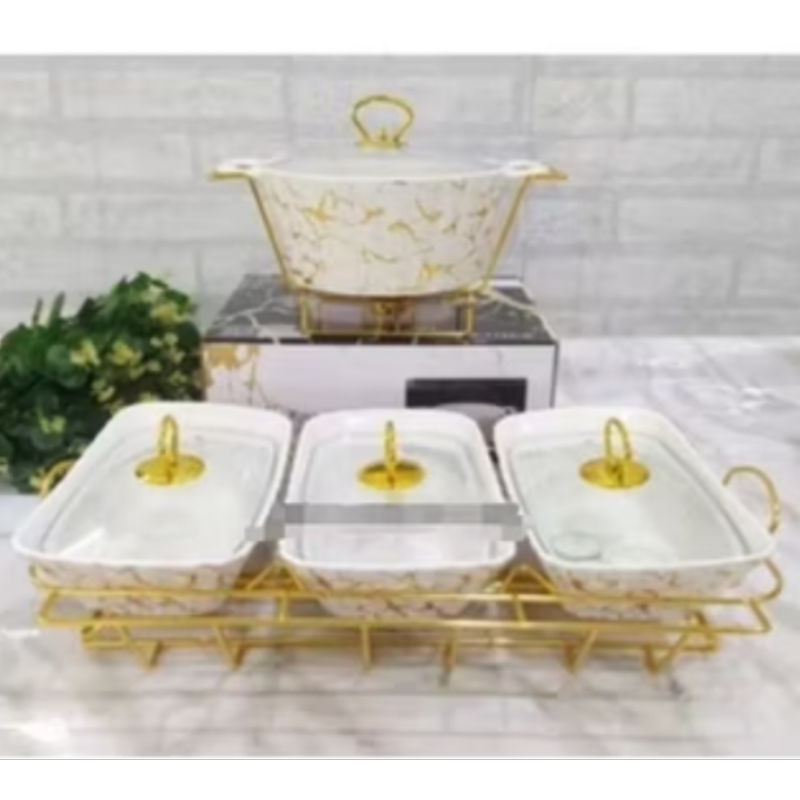 prasmanan fiorenza cabang 3 + wadah saji bulat