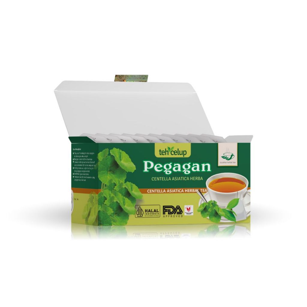 

teh pegagan isi 20 teh celup Sebagai minuman kesehatan Melancarkan aliran darah Meningkatkan fungsi kognitif otak Membantu mengobati penyakit Alzheimer Obat antidepresan yang efektif Meredakan sakit kepala pusing