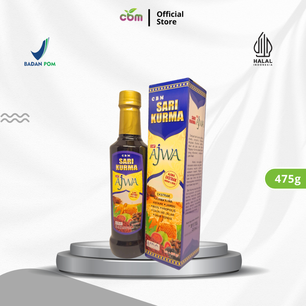 

Sari Kurma Ajwa Ekstrak Angkak & Herbal untuk Menaikkan Trombosit