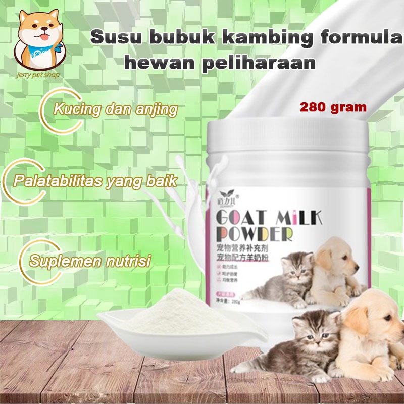 GOAT MILK Susu Kucing Anjing Kitten Milk Susu Anjing Puppy Milk Replacer Goat Milk Prebiotik Dan Pro